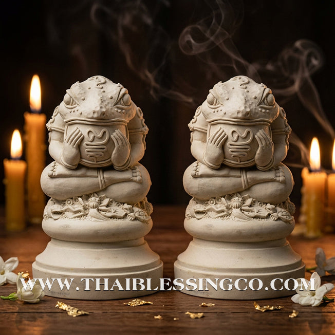 ✨🔥 Sacred "Phaya Kop Kin Duean" (The Moon-Devouring Toad King) – Ivory Edition Masterpiece: Kruba Nuea Rit, Wat Tha Nak – The Divine Engine for Total Fortune Capture, Debt Clearance, and Unstoppable Life Elevation!