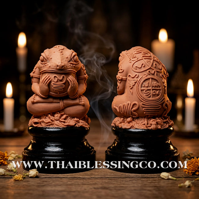 ✨🔥 Sacred "Phaya Kop Kin Duean" (The Moon-Devouring Toad King) – Two-Tone Limited Edition: Kruba Nuea Rit, Wat Tha Nak – The Divine Engine for Total Fortune Capture, Debt Annihilation, and Unstoppable Life Elevation!