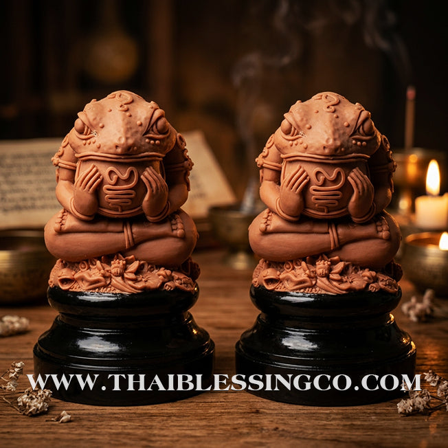 ✨🔥 Sacred "Phaya Kop Kin Duean" (The Moon-Devouring Toad King) – Two-Tone Limited Edition: Kruba Nuea Rit, Wat Tha Nak – The Divine Engine for Total Fortune Capture, Debt Annihilation, and Unstoppable Life Elevation!