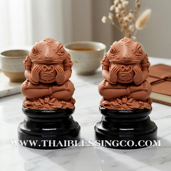 ✨🔥 Sacred "Phaya Kop Kin Duean" (The Moon-Devouring Toad King) – Two-Tone Limited Edition: Kruba Nuea Rit, Wat Tha Nak – The Divine Engine for Total Fortune Capture, Debt Annihilation, and Unstoppable Life Elevation!
