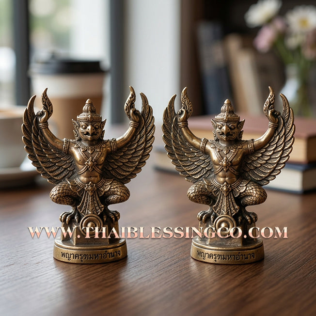 🦅 Sacred "Phaya Krut Maha Amnat" (The Sovereign Garuda) – Alpaca Silver Edition: Luang Pu Khambu, Wat Kud Chomphu – The Ultimate Engine for Absolute Power, Sky-High Wealth, and Unstoppable Business Dominance!