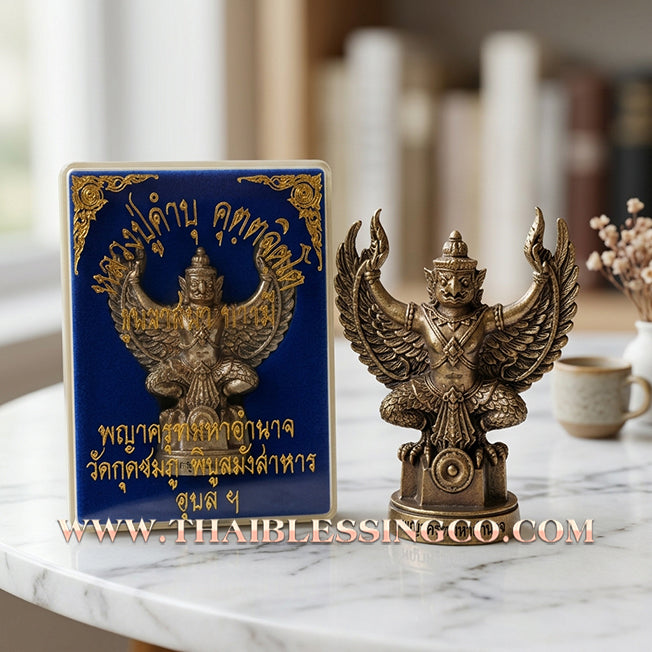 🦅 Sacred "Phaya Krut Maha Amnat" (The Sovereign Garuda) – Alpaca Silver Edition: Luang Pu Khambu, Wat Kud Chomphu – The Ultimate Engine for Absolute Power, Sky-High Wealth, and Unstoppable Business Dominance!