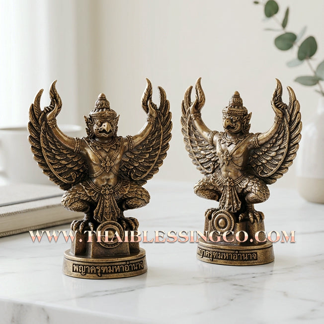 🦅 Sacred "Phaya Krut Maha Amnat" (The Sovereign Garuda) – Alpaca Silver Edition: Luang Pu Khambu, Wat Kud Chomphu – The Ultimate Engine for Absolute Power, Sky-High Wealth, and Unstoppable Business Dominance!