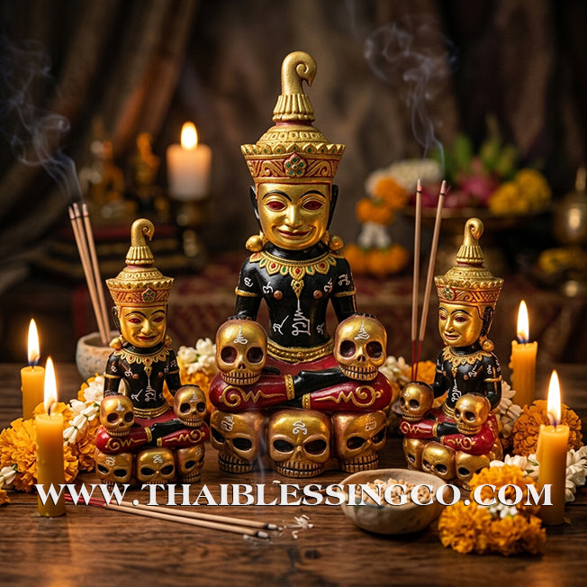 ✨🔥 Sacred "Phaya Ngang Kao Kot" – Mystic Altar Edition: Phra Ajarn Amnat, Samnak Maha Weero (2024) – The Divine Engine for Primal Attraction, Sovereign Wealth, and Unstoppable Life Elevation!