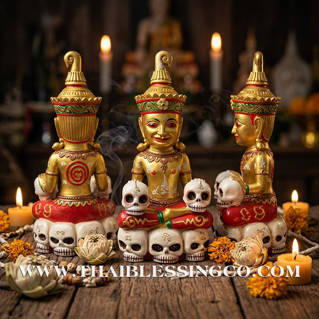 ✨🔥 Sacred "Phaya Ngang Kao Kot" – Mystic Altar Edition: Phra Ajarn Amnat, Samnak Maha Weero (2024) – The Divine Engine for Primal Attraction, Sovereign Wealth, and Unstoppable Life Elevation!