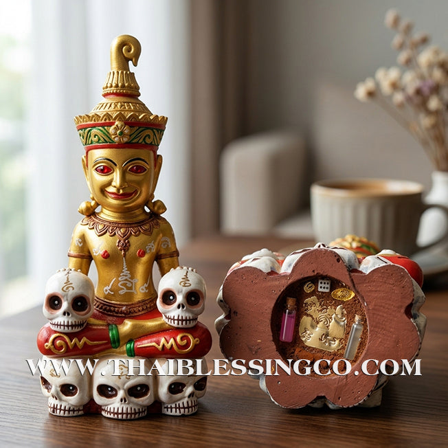 ✨🔥 Sacred "Phaya Ngang Kao Kot" – Mystic Altar Edition: Phra Ajarn Amnat, Samnak Maha Weero (2024) – The Divine Engine for Primal Attraction, Sovereign Wealth, and Unstoppable Life Elevation!