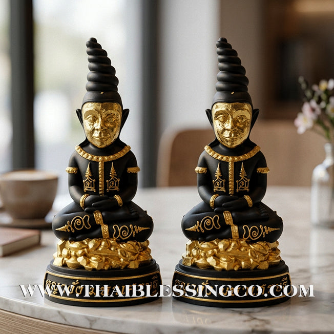 ✨🔥 Sacred "Phaya Ngang Maha Setthee" (The Millionaire King of Charms) – Altar Edition: Luang Por Klom, Wat Khok U-Thong (2023) – The Divine Engine for Massive Prosperity, Irresistible Magnetism, and Unstoppable Life Elevation!