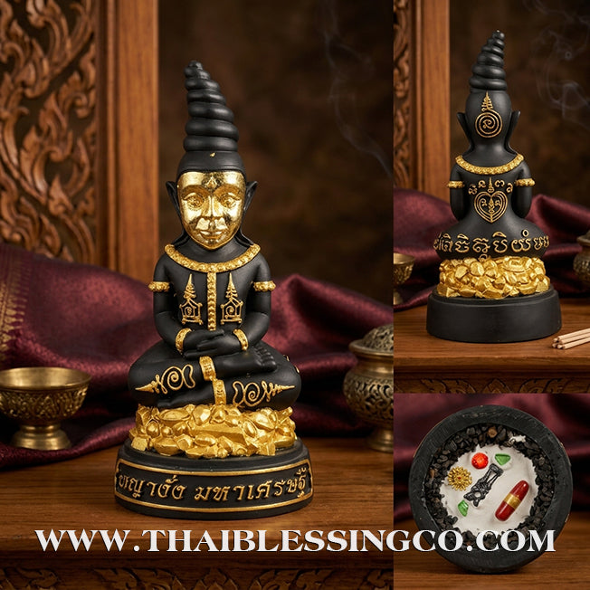 ✨🔥 Sacred "Phaya Ngang Maha Setthee" (The Millionaire King of Charms) – Altar Edition: Luang Por Klom, Wat Khok U-Thong (2023) – The Divine Engine for Massive Prosperity, Irresistible Magnetism, and Unstoppable Life Elevation!