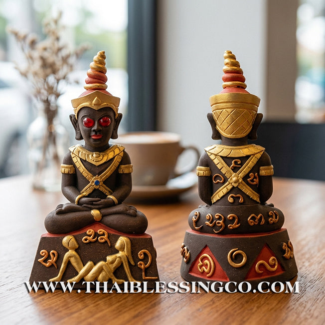 ✨🔥 Sacred "Phaya Ngang Patamang Lokeeya" – Mystic Mineral Altar Edition: Ajarn Nan Sit, Samnak Thian Lanna Maha Choke (2025) – The Divine Engine for Primal Attraction, Lanna Sorcery, and Unstoppable Life Elevation!