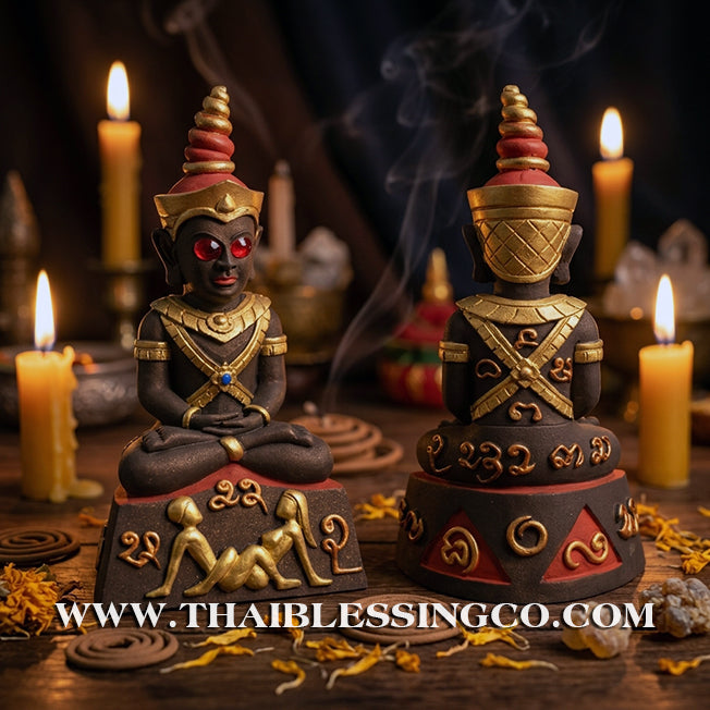 ✨🔥 Sacred "Phaya Ngang Patamang Lokeeya" – Mystic Mineral Altar Edition: Ajarn Nan Sit, Samnak Thian Lanna Maha Choke (2025) – The Divine Engine for Primal Attraction, Lanna Sorcery, and Unstoppable Life Elevation!