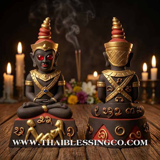 ✨🔥 Sacred "Phaya Ngang Patamang Lokeeya" – Mystic Mineral Altar Edition: Ajarn Nan Sit, Samnak Thian Lanna Maha Choke (2025) – The Divine Engine for Primal Attraction, Lanna Sorcery, and Unstoppable Life Elevation!