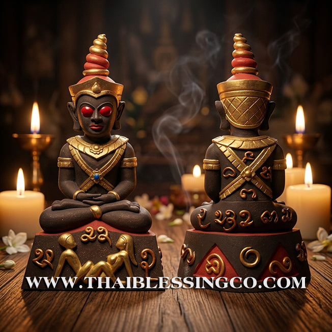 ✨🔥 Sacred "Phaya Ngang Patamang Lokeeya" – Mystic Mineral Altar Edition: Ajarn Nan Sit, Samnak Thian Lanna Maha Choke (2025) – The Divine Engine for Primal Attraction, Lanna Sorcery, and Unstoppable Life Elevation!