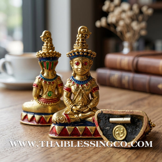 ✨🔥 Sacred "Phaya Ngang Sap Saneha" – Golden Bell Bronze Edition: Luang Hor Mian, Wat Ban Janiang (2023) – The Divine Engine for Cambodian Sorcery, Irresistible Attraction, and Unstoppable Life Elevation!