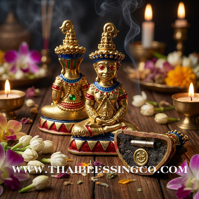 ✨🔥 Sacred "Phaya Ngang Sap Saneha" – Golden Bell Bronze Edition: Luang Hor Mian, Wat Ban Janiang (2023) – The Divine Engine for Cambodian Sorcery, Irresistible Attraction, and Unstoppable Life Elevation!