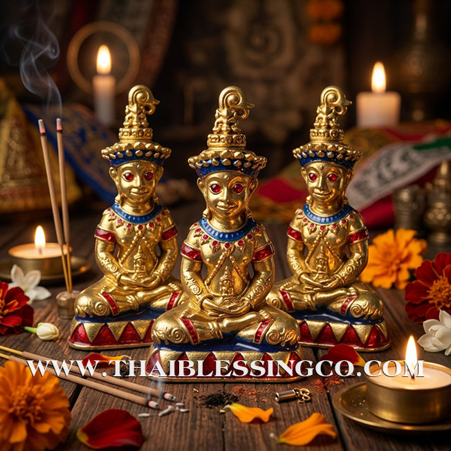 ✨🔥 Sacred "Phaya Ngang Sap Saneha" – Golden Bell Bronze Edition: Luang Hor Mian, Wat Ban Janiang (2023) – The Divine Engine for Cambodian Sorcery, Irresistible Attraction, and Unstoppable Life Elevation!