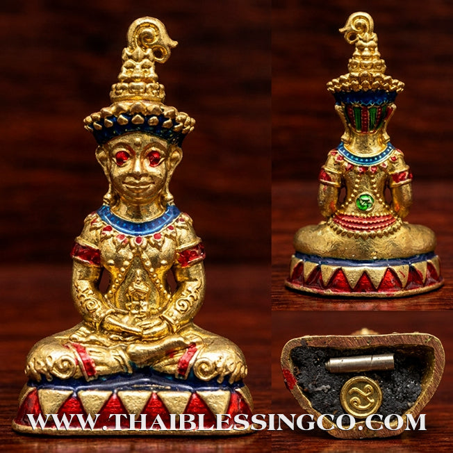 ✨🔥 Sacred "Phaya Ngang Sap Saneha" – Golden Bell Bronze Edition: Luang Hor Mian, Wat Ban Janiang (2023) – The Divine Engine for Cambodian Sorcery, Irresistible Attraction, and Unstoppable Life Elevation!