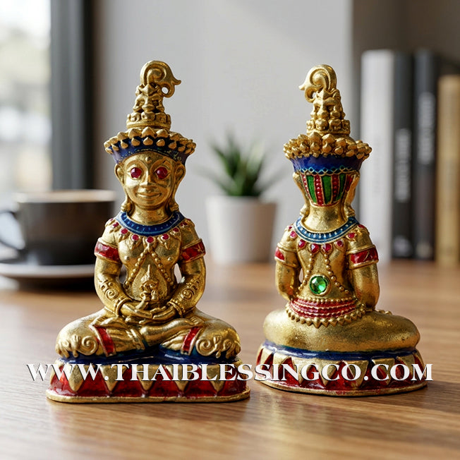 ✨🔥 Sacred "Phaya Ngang Sap Saneha" – Golden Bell Bronze Edition: Luang Hor Mian, Wat Ban Janiang (2023) – The Divine Engine for Cambodian Sorcery, Irresistible Attraction, and Unstoppable Life Elevation!