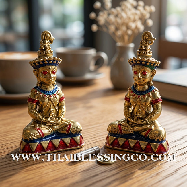 ✨🔥 Sacred "Phaya Ngang Sap Saneha" – Golden Bell Bronze Edition: Luang Hor Mian, Wat Ban Janiang (2023) – The Divine Engine for Cambodian Sorcery, Irresistible Attraction, and Unstoppable Life Elevation!