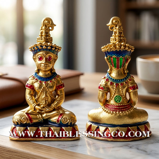 ✨🔥 Sacred "Phaya Ngang Sap Saneha" – Golden Bell Bronze Edition: Luang Hor Mian, Wat Ban Janiang (2023) – The Divine Engine for Cambodian Sorcery, Irresistible Attraction, and Unstoppable Life Elevation!