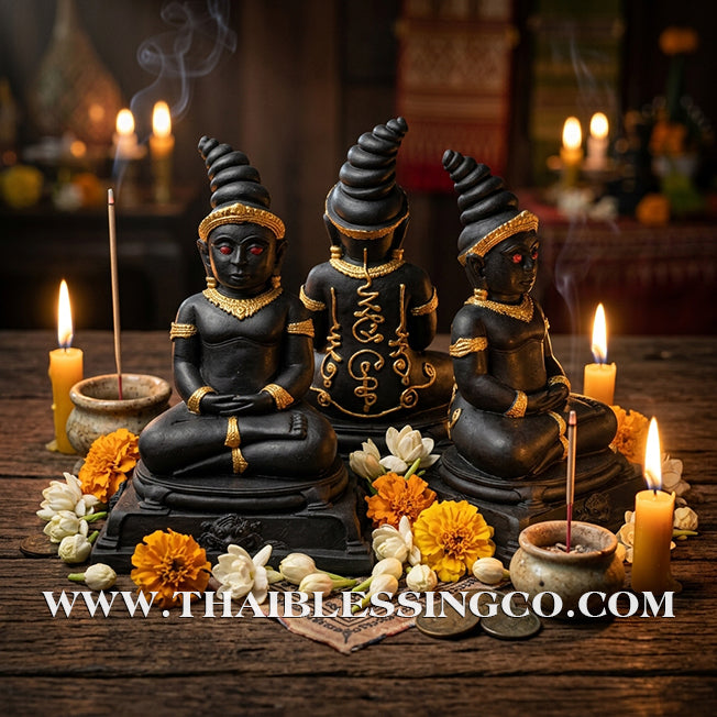 ✨🔥 Sacred "Phaya Ngang" – Partial Gold-Leaf Mineral Edition: Ajarn San Kongwet (2017) – The Divine Engine for Primal Attraction, Commercial Dominance, and Unstoppable Life Elevation!