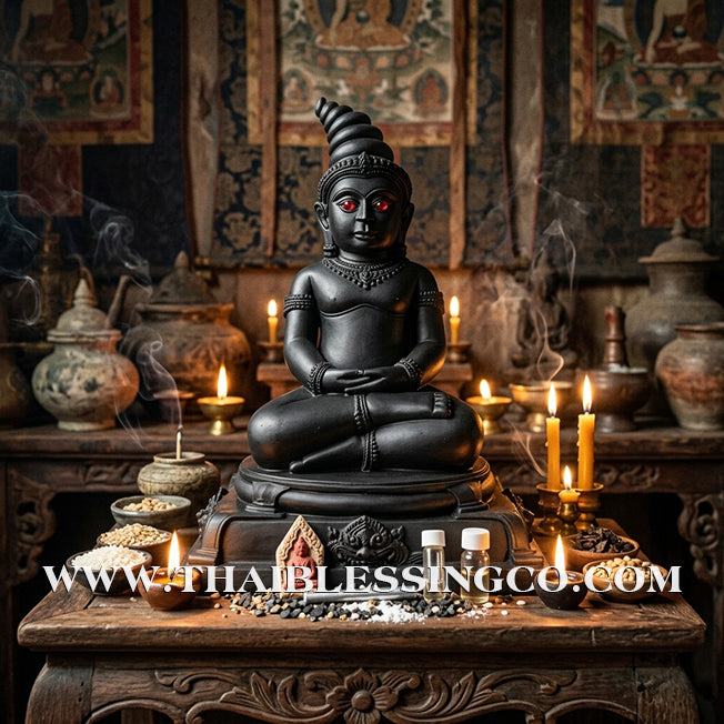 ✨🔥 Sacred "Phaya Ngang" – Pure Mineral Ore Edition: Ajarn San Kongwet (2017) – The Divine Engine for Primal Attraction, Commercial Dominion, and Unstoppable Life Elevation!