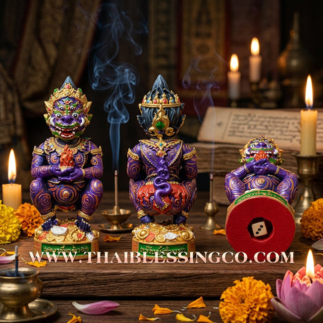 🔥 Sacred "Phaya Si Hu Ha Ta" (The Lanna Wealth Deity) – Sap Lanna Edition: Kruba Kamfan, Wat Ko Choke (2023) – The Ultimate Engine for Windfall Wealth, Financial Transmutation, and Sovereign Success!