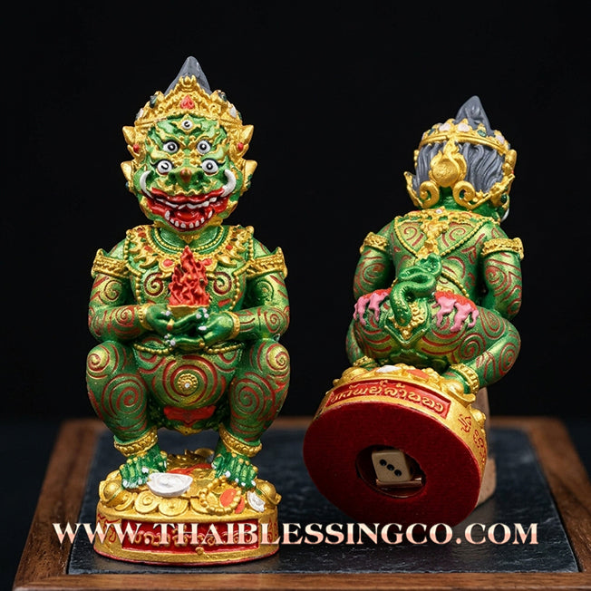 🔥 Sacred "Phaya Si Hu Ha Ta" (The Lanna Wealth Deity) – Sap Lanna Edition: Kruba Kamfan, Wat Ko Choke (2023) – The Ultimate Engine for Windfall Wealth, Financial Transmutation, and Sovereign Success!