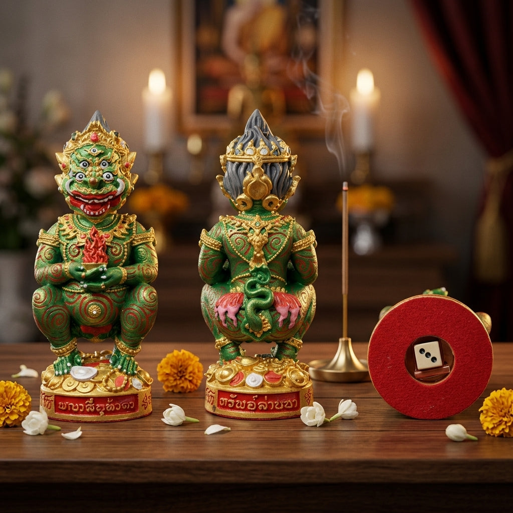 🔥 Sacred "Phaya Si Hu Ha Ta" (The Lanna Wealth Deity) – Sap Lanna Edition: Kruba Kamfan, Wat Ko Choke (2023) – The Ultimate Engine for Windfall Wealth, Financial Transmutation, and Sovereign Success!