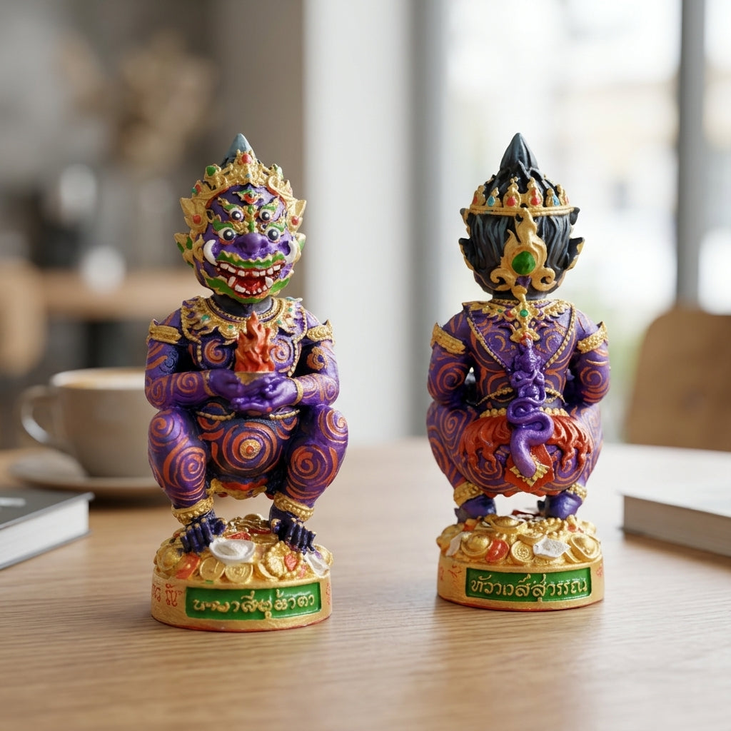 🔥 Sacred "Phaya Si Hu Ha Ta" (The Lanna Wealth Deity) – Sap Lanna Edition: Kruba Kamfan, Wat Ko Choke (2023) – The Ultimate Engine for Windfall Wealth, Financial Transmutation, and Sovereign Success!