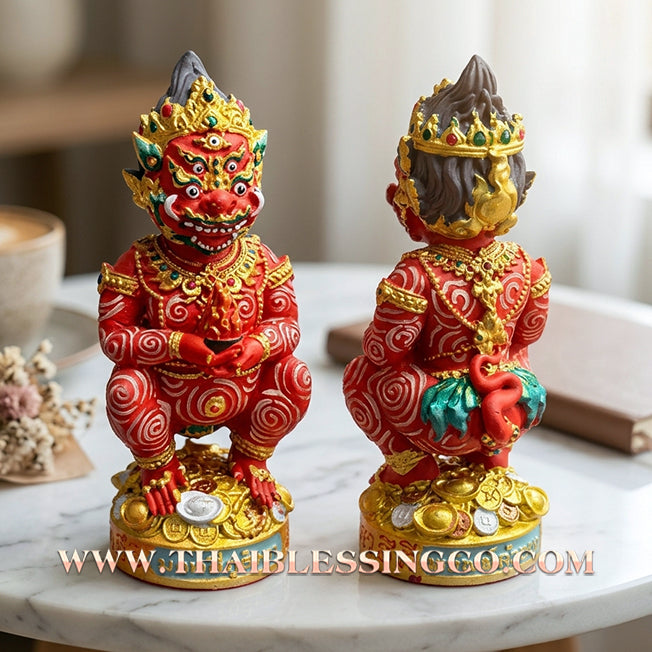 ✨🔥 Sacred "Phaya Si Hu Ha Ta" (The Lanna Wealth Deity) – Sub Lanna Edition: Kruba Kamfan, Wat Ko Choke (2023) – The Essential Engine for Rapid Fortune, Market Command, and Sovereign Influence!