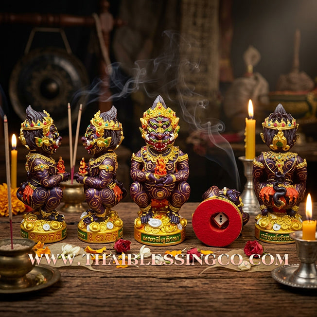 ✨🔥 Sacred "Phaya Si Hu Ha Ta" (The Lanna Wealth Deity) – Sub Lanna Edition: Kruba Kamfan, Wat Ko Choke (2023) – The Essential Engine for Rapid Fortune, Market Command, and Sovereign Influence!