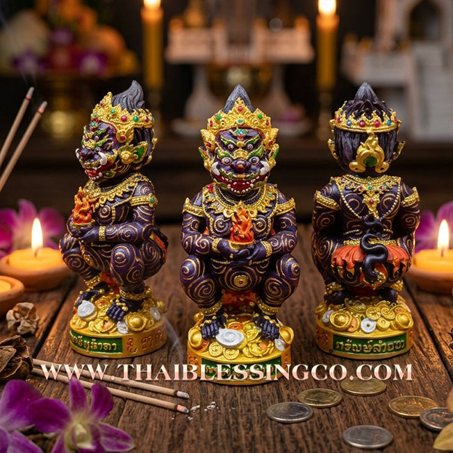 ✨🔥 Sacred "Phaya Si Hu Ha Ta" (The Lanna Wealth Deity) – Sub Lanna Edition: Kruba Kamfan, Wat Ko Choke (2023) – The Essential Engine for Rapid Fortune, Market Command, and Sovereign Influence!