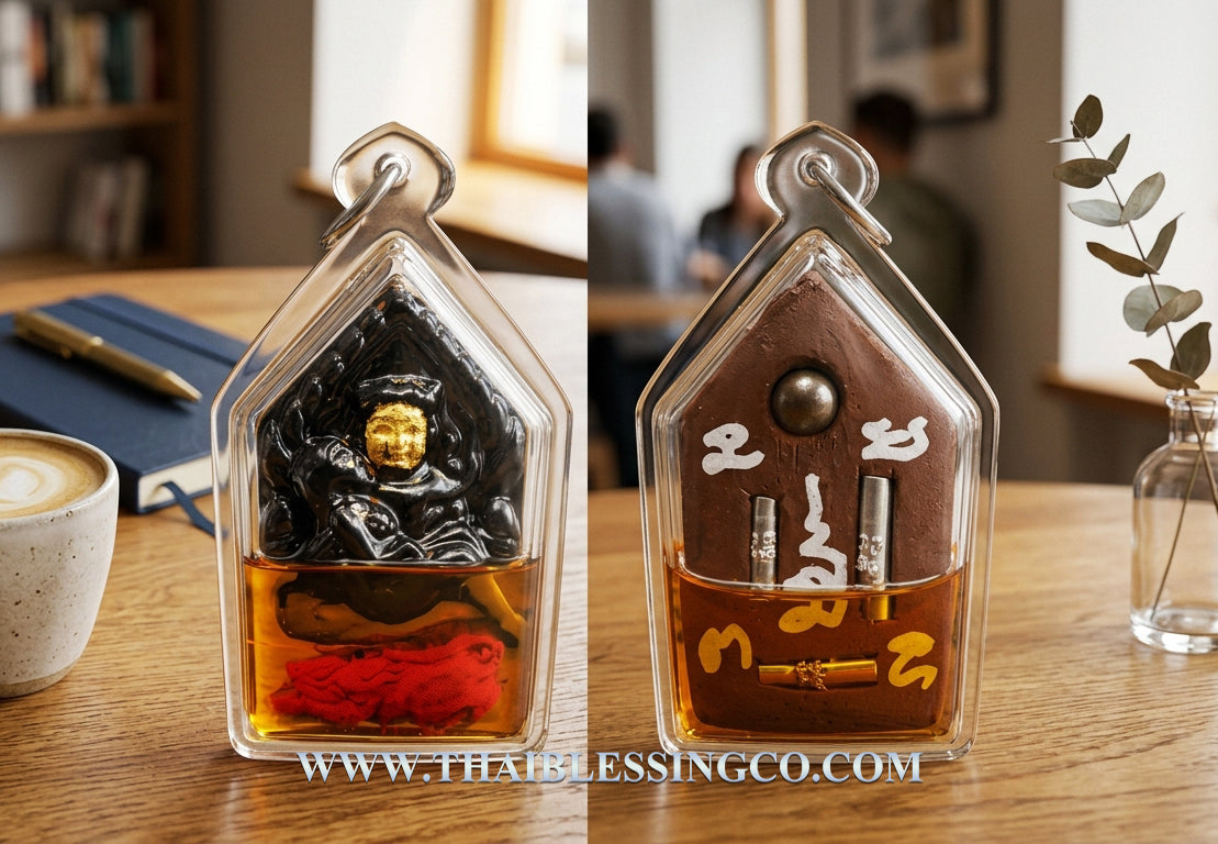 💖 Sacred Phet Phayathorn "The Divine Enchanter" Medallion - Infused with Secret Attraction Oils (2026 Cemetery Edition) - Blessed by Lersi Somdej (Kruba Det), Ban Rattanakosin