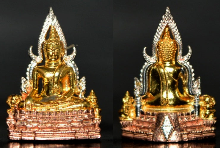 ☀️ Sacred Phra Buddha Chinnarat "Micro-Edition" Statue - Luxury 3K Plated Finish (Gold, Silver, Rose Gold) (2025 Sovereign Series) - Wat Phra Si Rattana Mahathat Woramahawihan