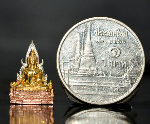 ☀️ Sacred Phra Buddha Chinnarat "Micro-Edition" Statue - Luxury 3K Plated Finish (Gold, Silver, Rose Gold) (2025 Sovereign Series) - Wat Phra Si Rattana Mahathat Woramahawihan