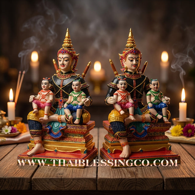 🔥 Sacred "Phra Khun Paen" (The Sovereign of Attraction & Victory) – Hand-Painted Alchemical Edition: Luang Pu Key, Wat Sri Lamyong (2013) – The High-Velocity Engine for Absolute Influence, Financial Dominance, and Unstoppable Prosperity!