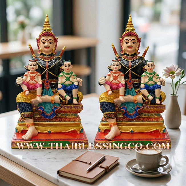 🔥 Sacred "Phra Khun Paen" (The Sovereign of Attraction & Victory) – Hand-Painted Alchemical Edition: Luang Pu Key, Wat Sri Lamyong (2013) – The High-Velocity Engine for Absolute Influence, Financial Dominance, and Unstoppable Prosperity!