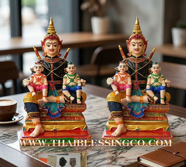 🔥 Sacred "Phra Khun Paen" (The Sovereign of Attraction & Victory) – Hand-Painted Alchemical Edition: Luang Pu Key, Wat Sri Lamyong (2013) – The High-Velocity Engine for Absolute Influence, Financial Dominance, and Unstoppable Prosperity!