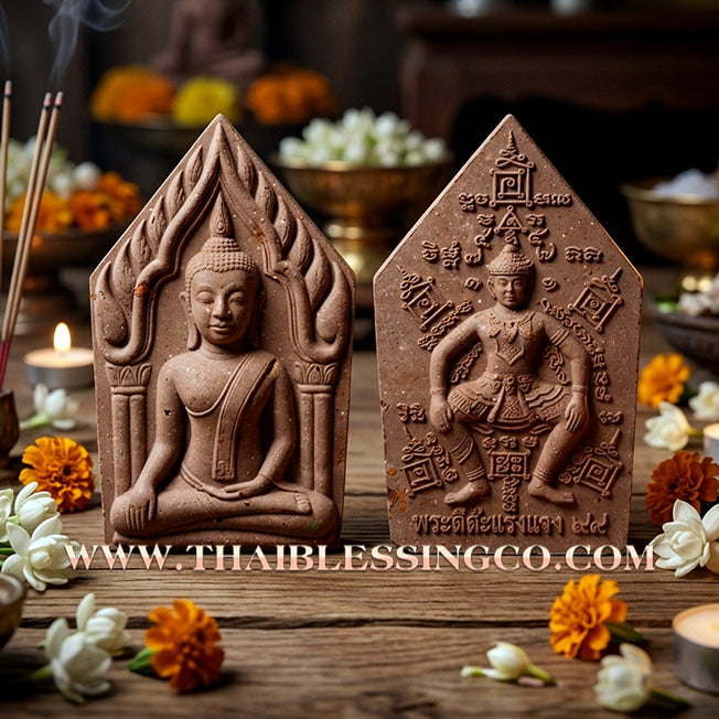 🌸 Sacred "Phra Khun Phaen with See Sa Lang Ngang Back" by Luang Pu Yam (Wat Sam Ngam) 2013 – The Ultimate Dual-Engine for Hypnotic Charm, Predatory Wealth, and Irresistible Magnetic Aura!