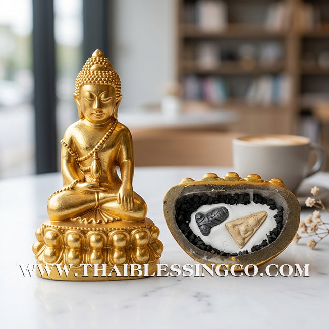 ✨🔥 Sacred "Phra Kring Chinabanchorn" – Plod Rok & Serm Sap Edition (Disease-Free & Wealth-Enhancing): Luang Ta Or, Wat Chong Khae (2025) – The Divine Engine for Golden Abundance, Radiant Vitality, and Unstoppable Life Elevation!