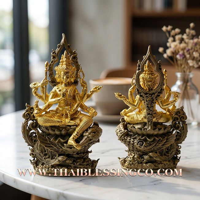 🐘 Sacred "Phra Kring Mahaphrom Erawan" (The Great Brahma & Erawan) – Chanuan Thong Deva Edition: Luang Pu Nen Kaeo, Wat Ban Kaset Thung Setthi (2018) – The Ultimate Engine for Divine Success, Sovereign Authority, and Infinite Prosperity!