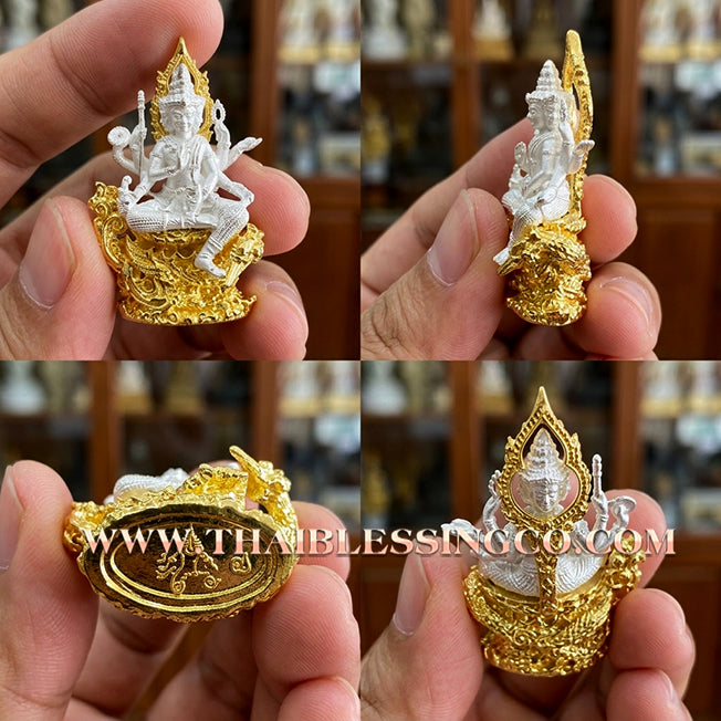 🐘 Sacred "Phra Kring Mahaphrom Erawan" (The Great Brahma & Erawan) – Jewelry-Grade Bronze Edition: Luang Pu Nen Kaeo, Wat Ban Kaset Thung Setthi (2018) – The Ultimate Engine for Divine Status, Sovereign Authority, and Aesthetic Prosperity!