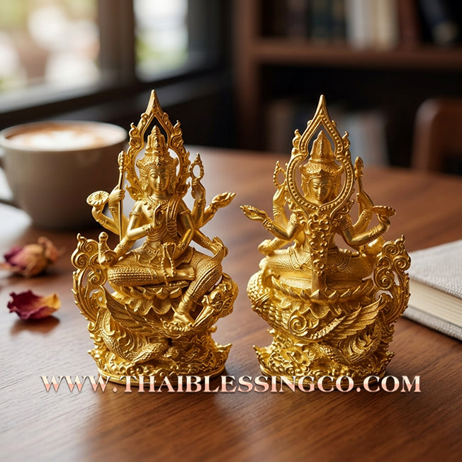 🐘 Sacred "Phra Kring Mahaphrom Erawan" (The Great Brahma & Erawan) – Thong Deva Edition: Luang Pu Nen Kaeo, Wat Ban Kaset Thung Setthi (2018) – The Ultimate Engine for Divine Success, Sovereign Authority, and Infinite Prosperity!