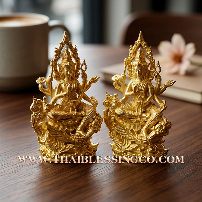 🐘 Sacred "Phra Kring Mahaphrom Erawan" (The Great Brahma & Erawan) – Thong Deva Edition: Luang Pu Nen Kaeo, Wat Ban Kaset Thung Setthi (2018) – The Ultimate Engine for Divine Success, Sovereign Authority, and Infinite Prosperity!