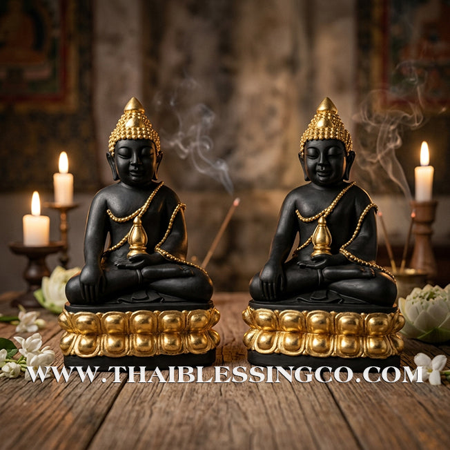 ✨🔥 Sacred "Phra Kring" Medicine Buddha – Gold-Leaf Altar Edition: Luang Ta Or, Wat Chong Khae (2024) – The Divine Engine for Golden Abundance, Royal Presence, and Unstoppable Life Elevation!