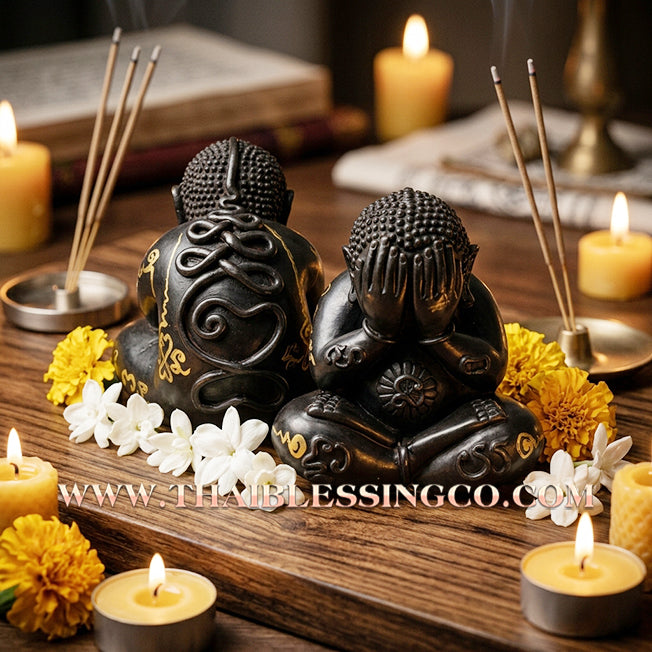 ✨🔥 Sacred "Phra Kring Pidta Maha Lap" (The Divine Eye-Closing Buddha of Infinite Fortune) – Blackened Bronze Altar Edition: Luang Pu Rod, Wat Khok Krom (2019) – The Ultimate Engine for Financial Secrecy, Market Dominance, and Unstoppable Life Elevation!