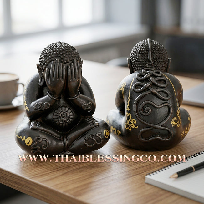 ✨🔥 Sacred "Phra Kring Pidta Maha Lap" (The Divine Eye-Closing Buddha of Infinite Fortune) – Blackened Bronze Altar Edition: Luang Pu Rod, Wat Khok Krom (2019) – The Ultimate Engine for Financial Secrecy, Market Dominance, and Unstoppable Life Elevation!