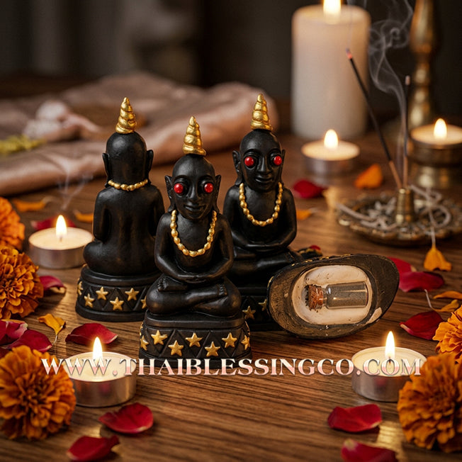 🔥 Sacred "Phra Ngang" (The Sovereign of Attraction & Hidden Wealth) – Altar Statue: Arjan Amnat, Maha Veero Meditation Center (2020) – The High-Velocity Engine for Magnetic Influence, Market Dominance, and Unstoppable Financial Victory!