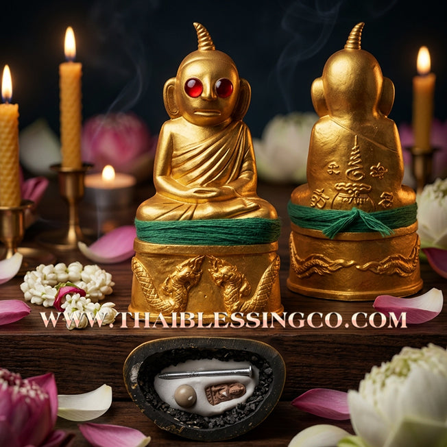 🔥 Sacred "Phra Ngang" (The Sovereign of Attraction & Hidden Wealth) – Altar Statue: Kruba Baeng, Wat Ban Tanot (2025) – The High-Velocity Engine for Magnetic Influence, Market Dominance, and Unstoppable Prosperity!