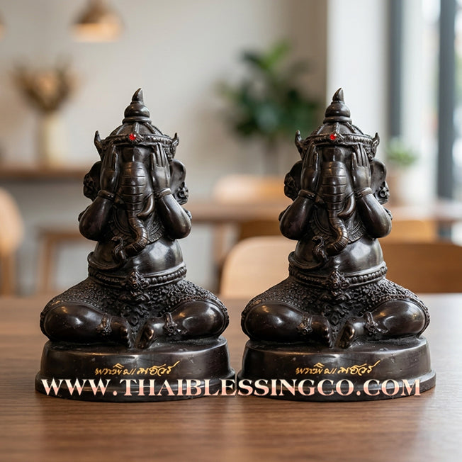 🔥 Sacred "Phra Pidta Ganesha Mongkhon Chakrawan" (The Universal Lord of Success) The Supreme Engine for Infinite Prosperity, Removing All Obstacles, and Unstoppable Life Elevation!
